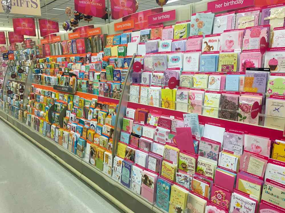 Greetings cards