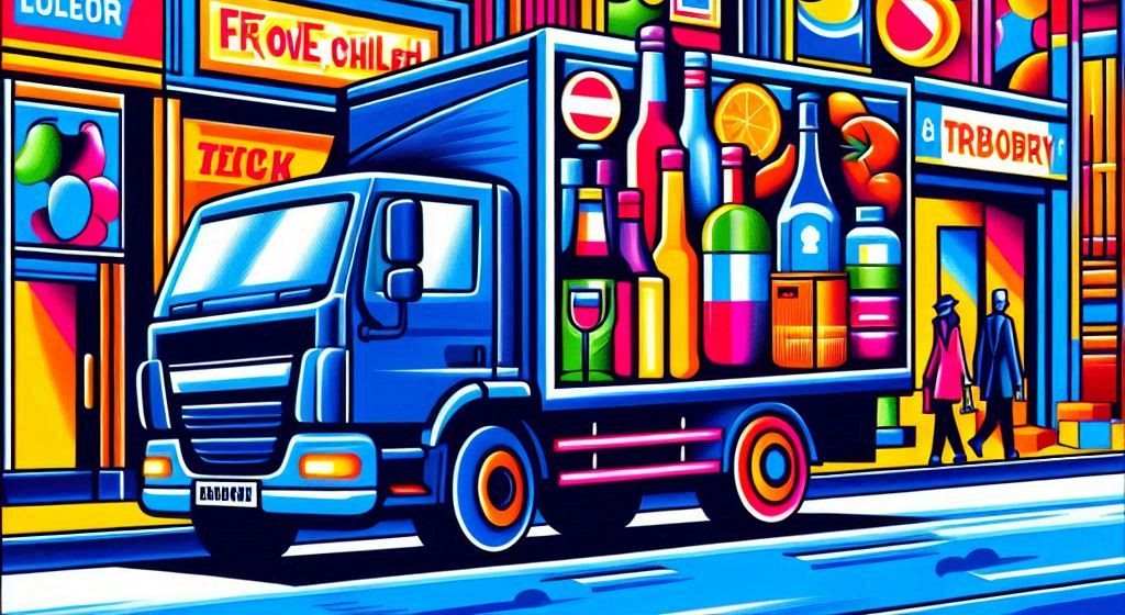 Delivered wholesale illustration