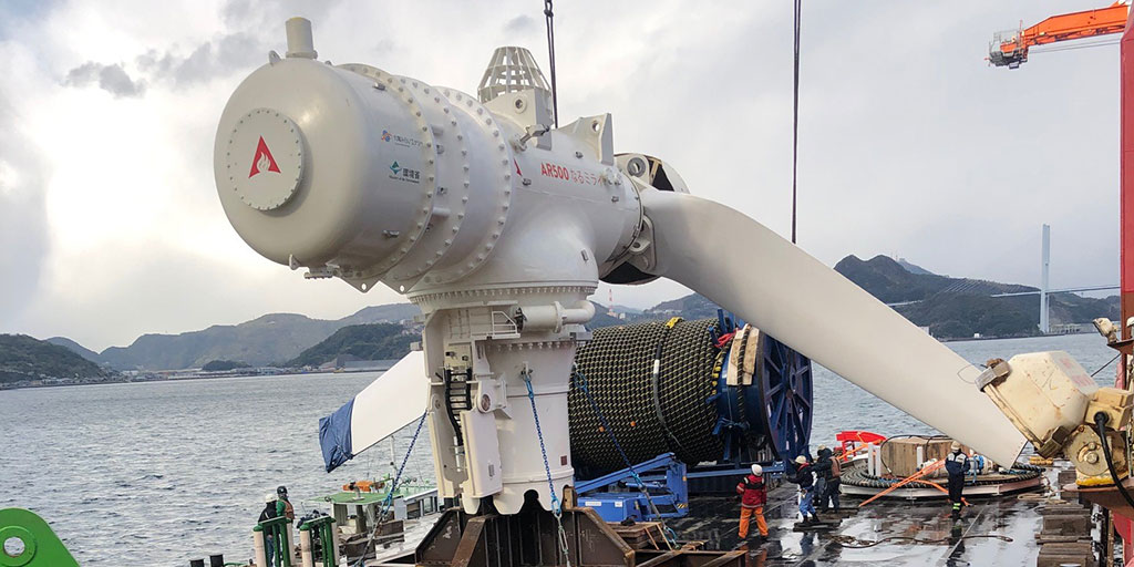 AR500 tidal turbine in Japan