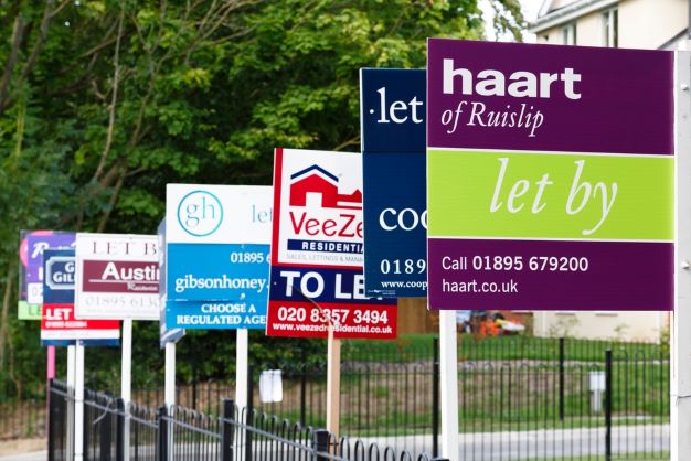 Estate agents signs