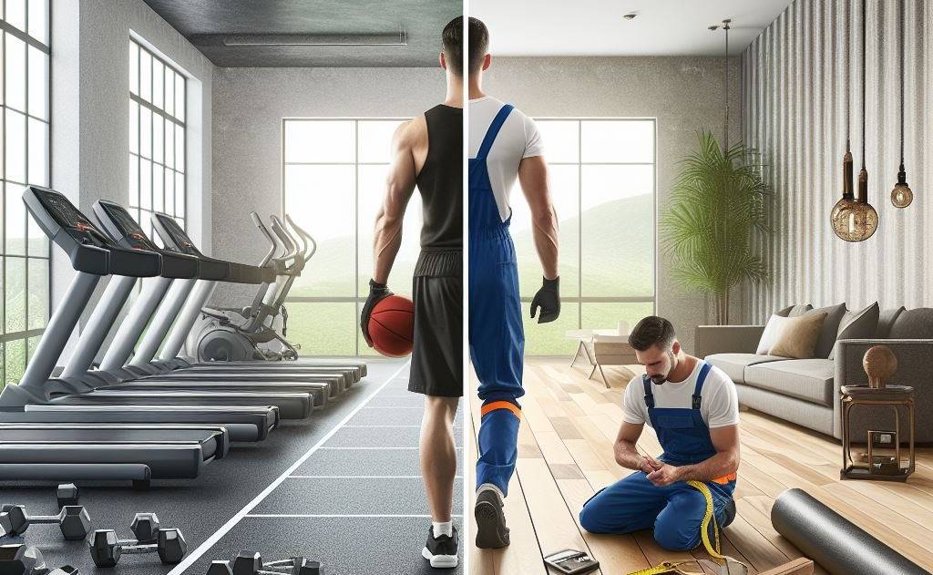 Image illustrating gym and flooring