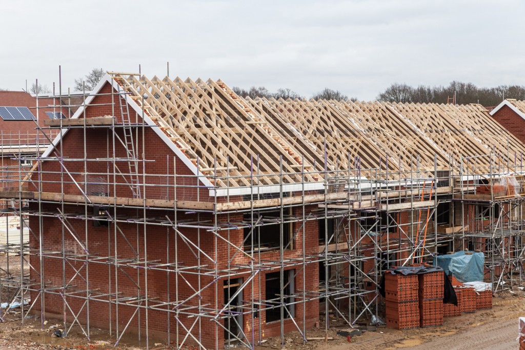 House being built