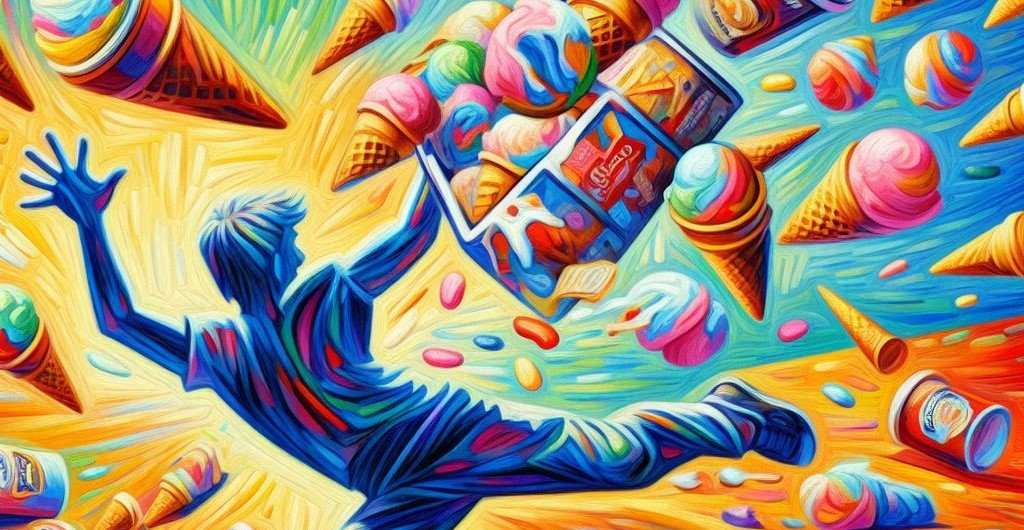 Ice cream throwaway image