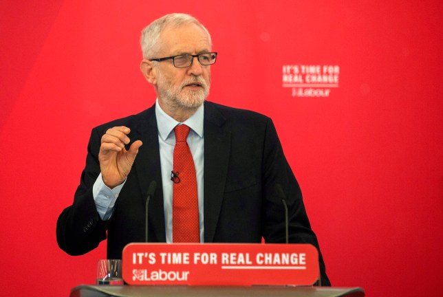 Labour party manifesto launch Jeremy Corbyn