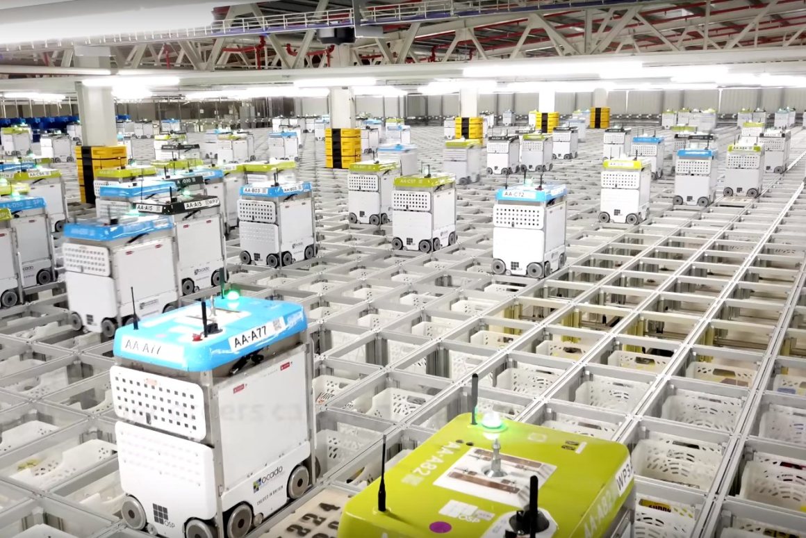 Ocado factory technology