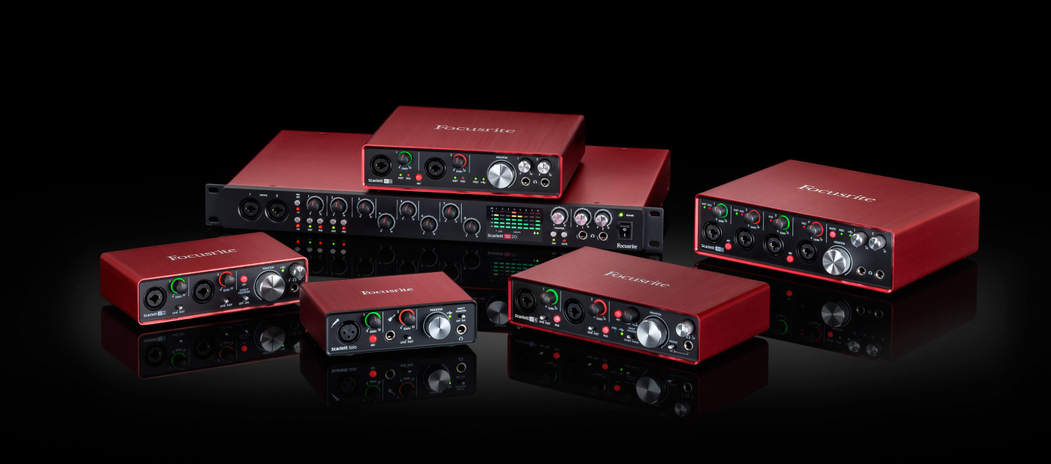 Focusrite scarlett products