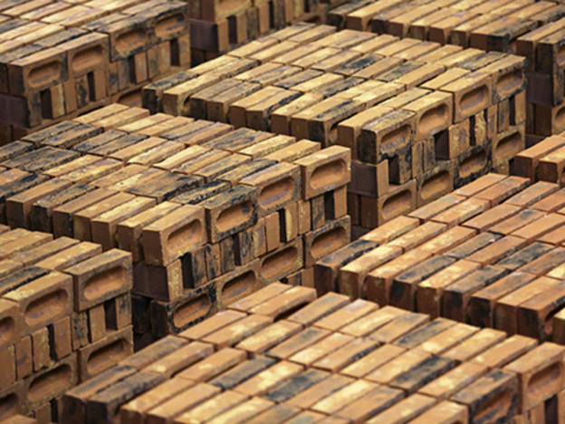 Stack of bricks made by Michelmersh
