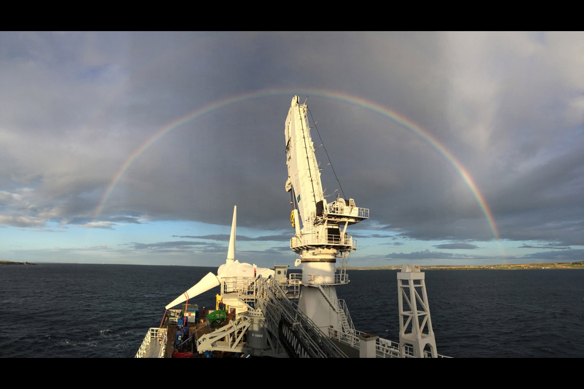 Tidal energy rainbow