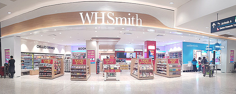 WH Smith store at Sydney airport