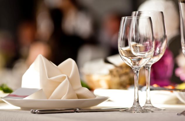 Glasses and napkin