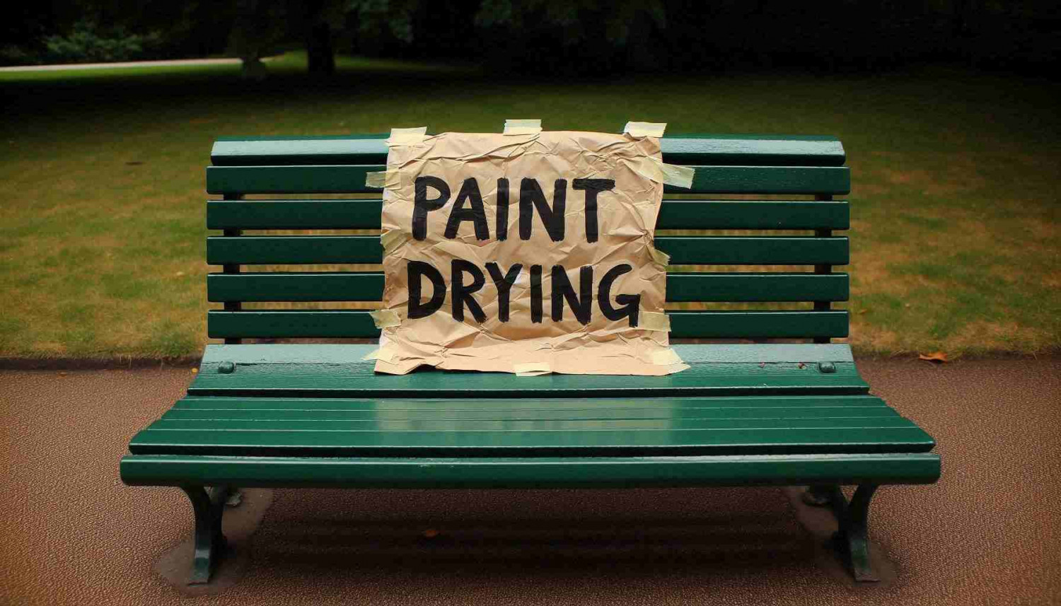 Paint drying