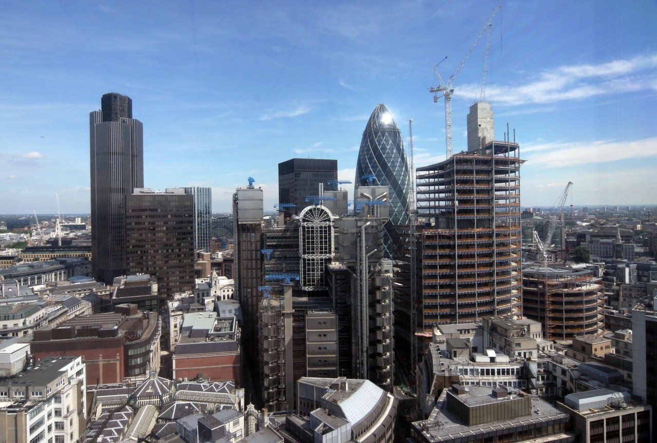 City of London skyline skyscrapers