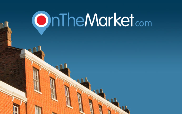 OntheMarket logo showing estate agency and housing